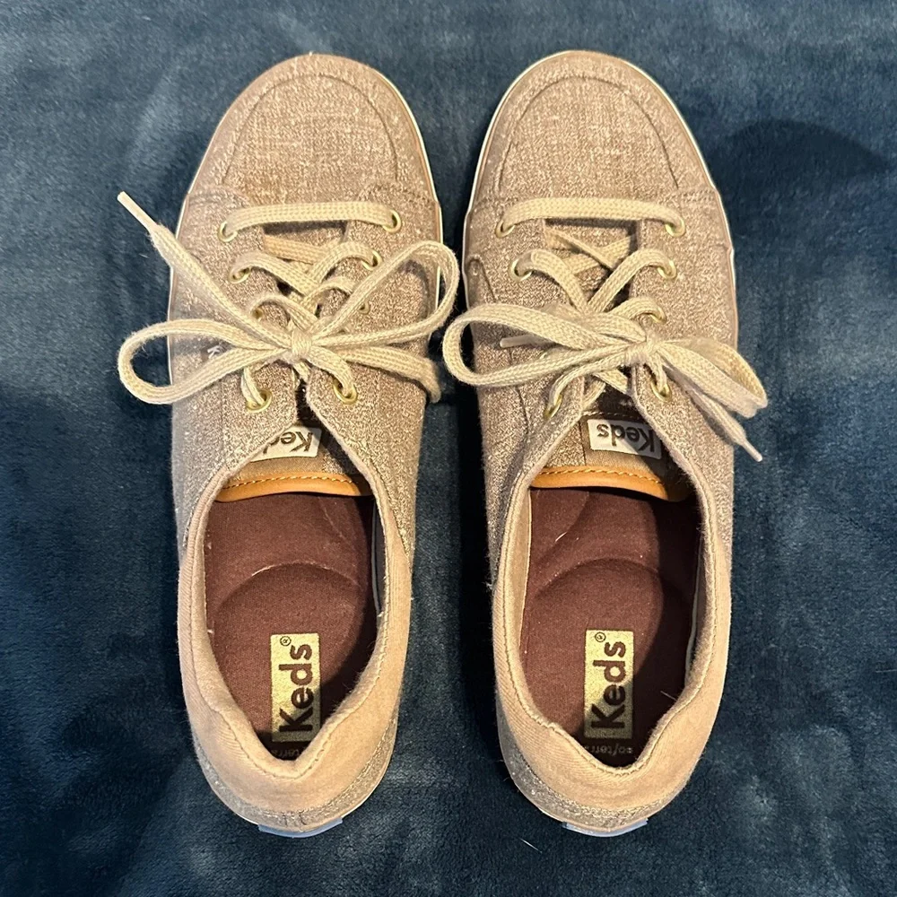 Keds Women's Brown Lace-Up‎ Sneakers